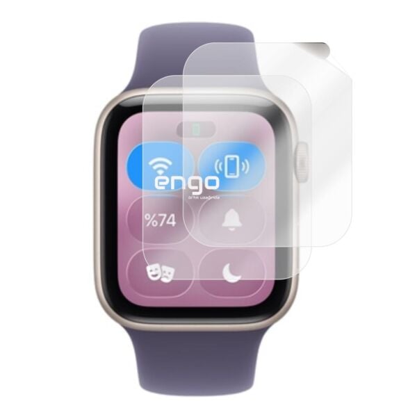 Apple Watch SE 3 44mm TPU Ekran Koruyucu 2’li Şeffaf Film