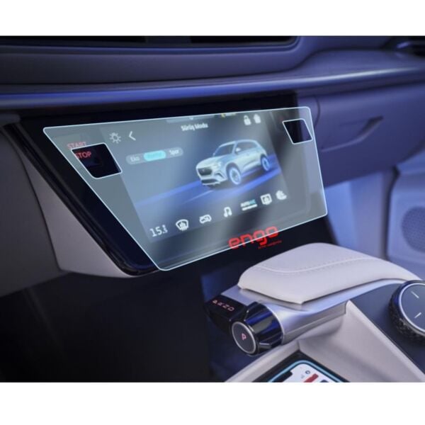 TOGG T10F 8 inç Kumanda Ekran Koruyucu Nano Parlak Şeffaf