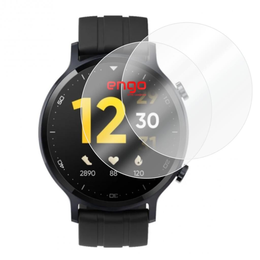 Realme Watch S Ekran Koruyucu TPU Film Şeffaf 2 Adet