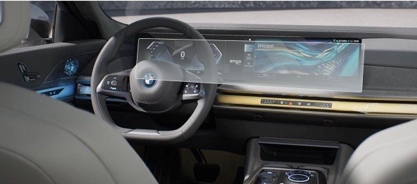 BMW i7 Mat Ekran Koruyucu Şeffaf Tam Kaplama Tek Parça 