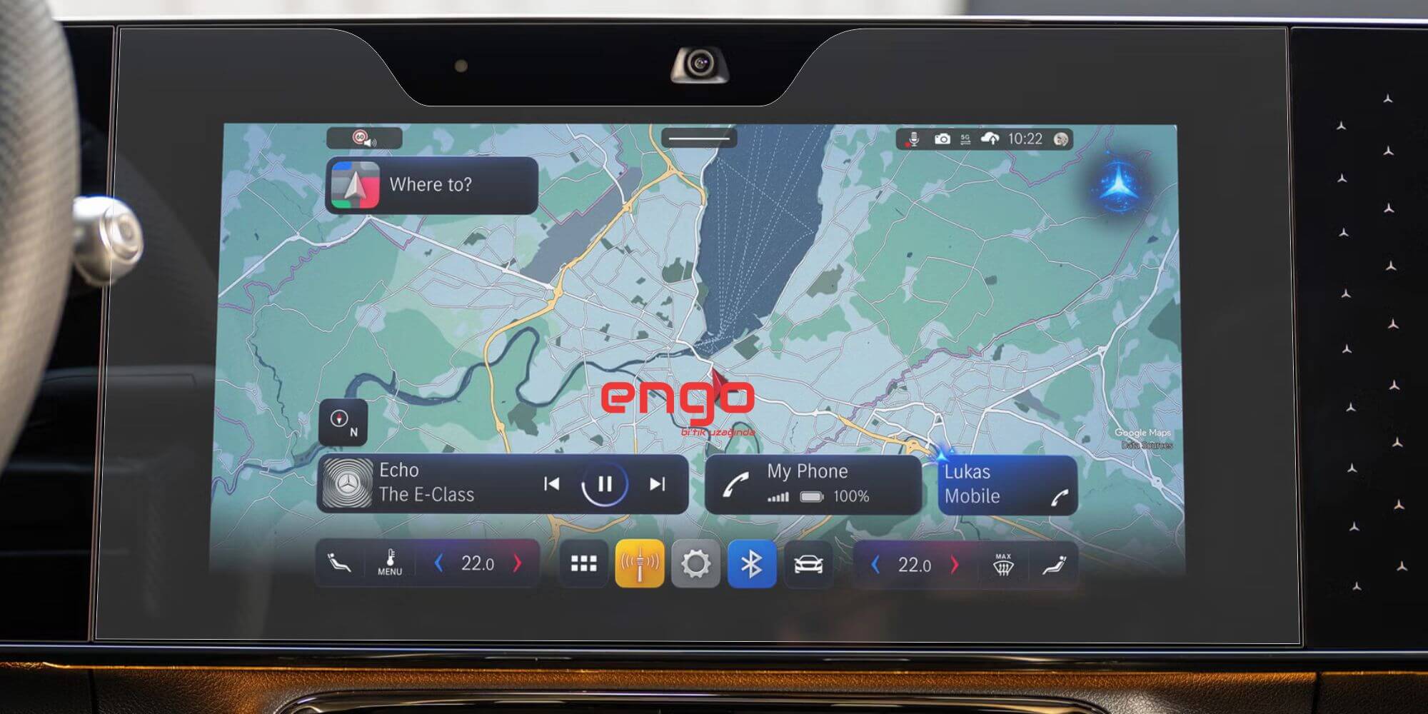 Mercedes CLA Mat Ekran Koruyucu CLA 220 CLA 350 Kamera