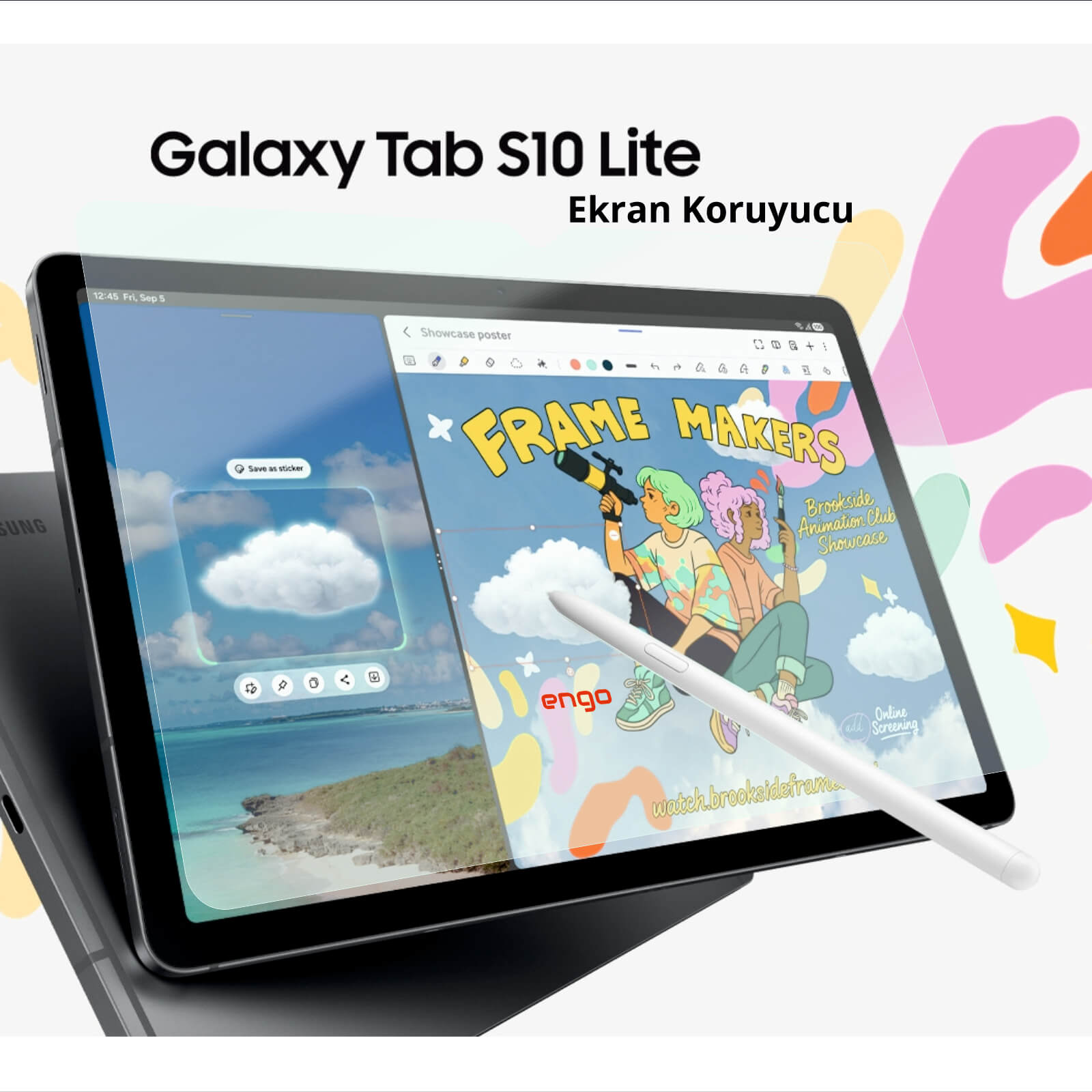 Engo Samsung Galaxy Tab S10 Lite Ekran Koruyucu SM-X400