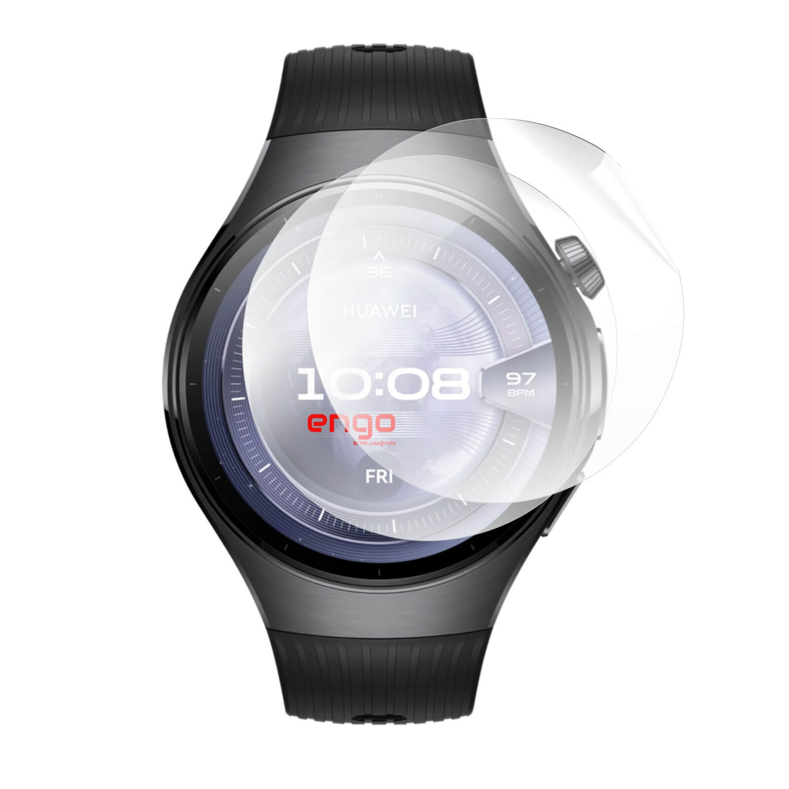 Huawei Watch 5 Ekran Koruyucu 46mm TPU Şeffaf 2 Adet