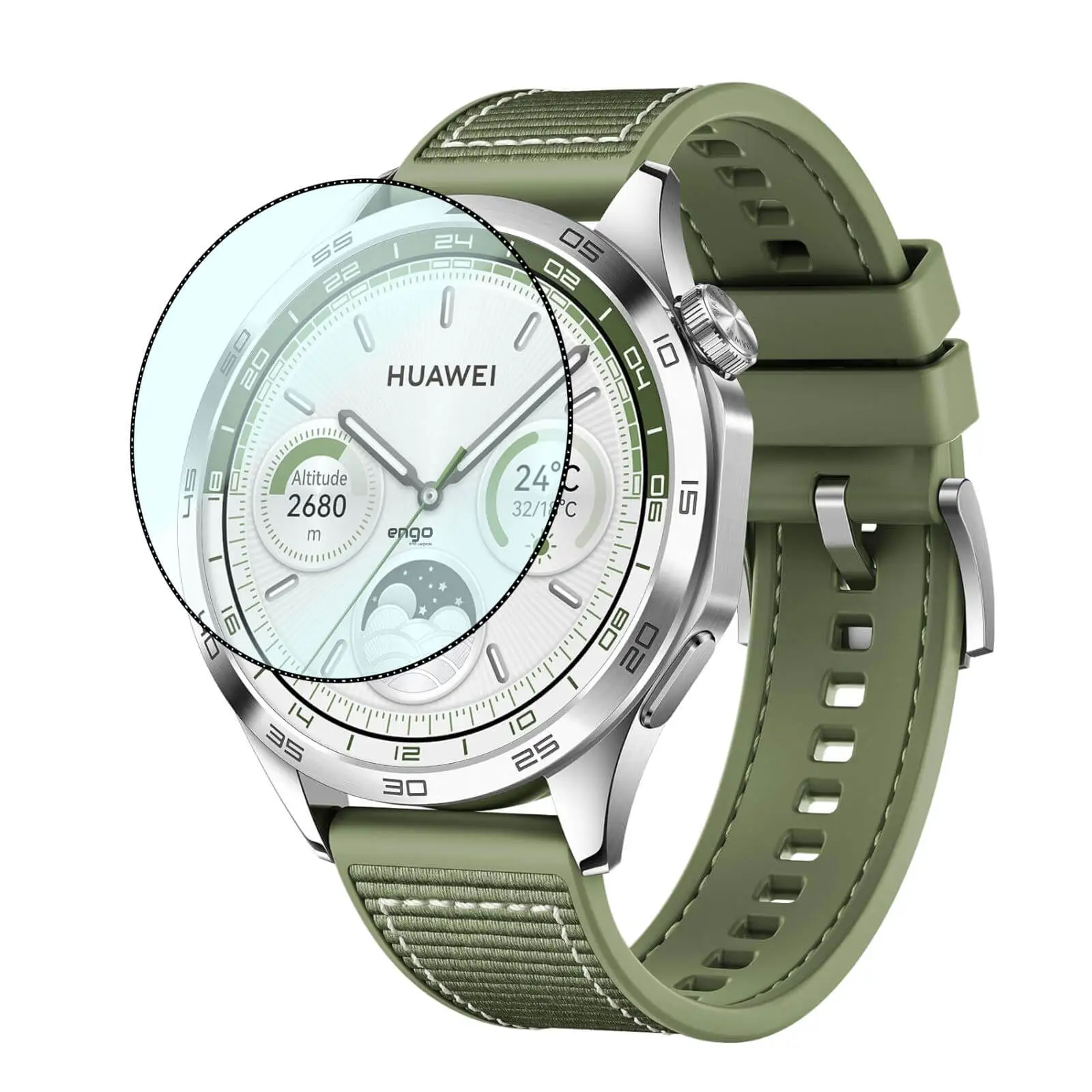 Huawei Watch GT 4 46mm Ekran Koruyucu Flexible Tam Kaplama Engo