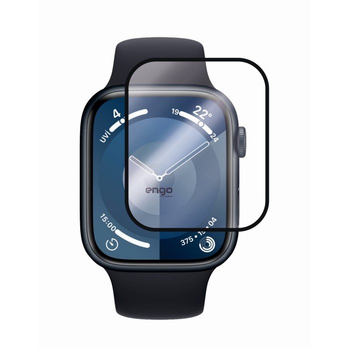 Apple Watch 9 45mm Ekran Koruyucu Flexible Kavisli Kenar
