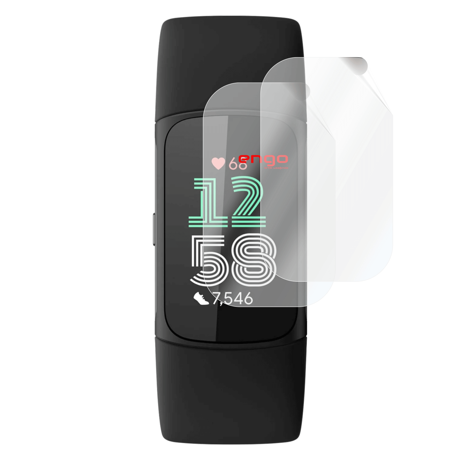 Fitbit Charge 6 Akıllı Bileklik Ekran Koruyucu TPU 2 Adet