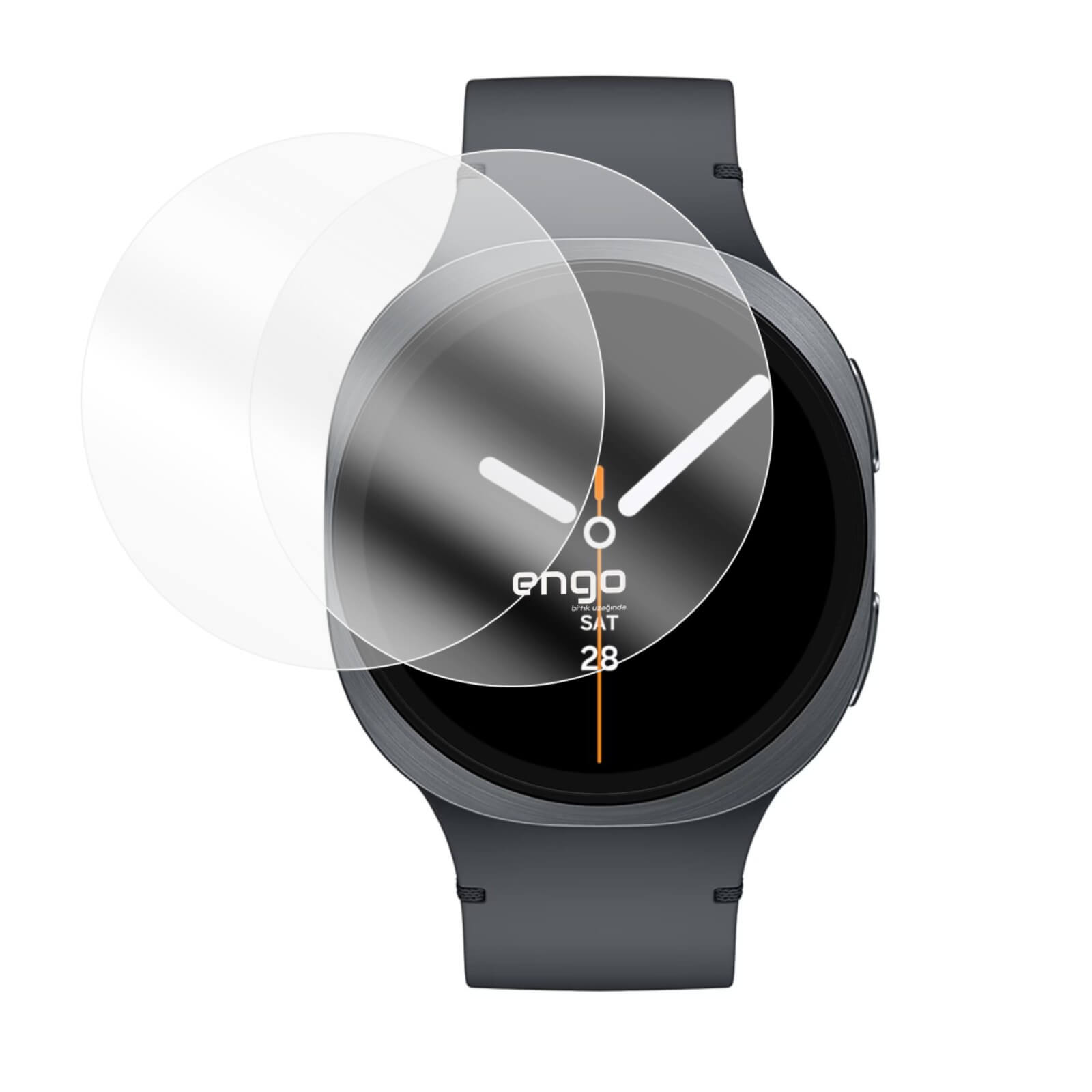 Samsung Galaxy Watch 8 44 mm Ekran Koruyucu TPU 2'li Şeffaf
