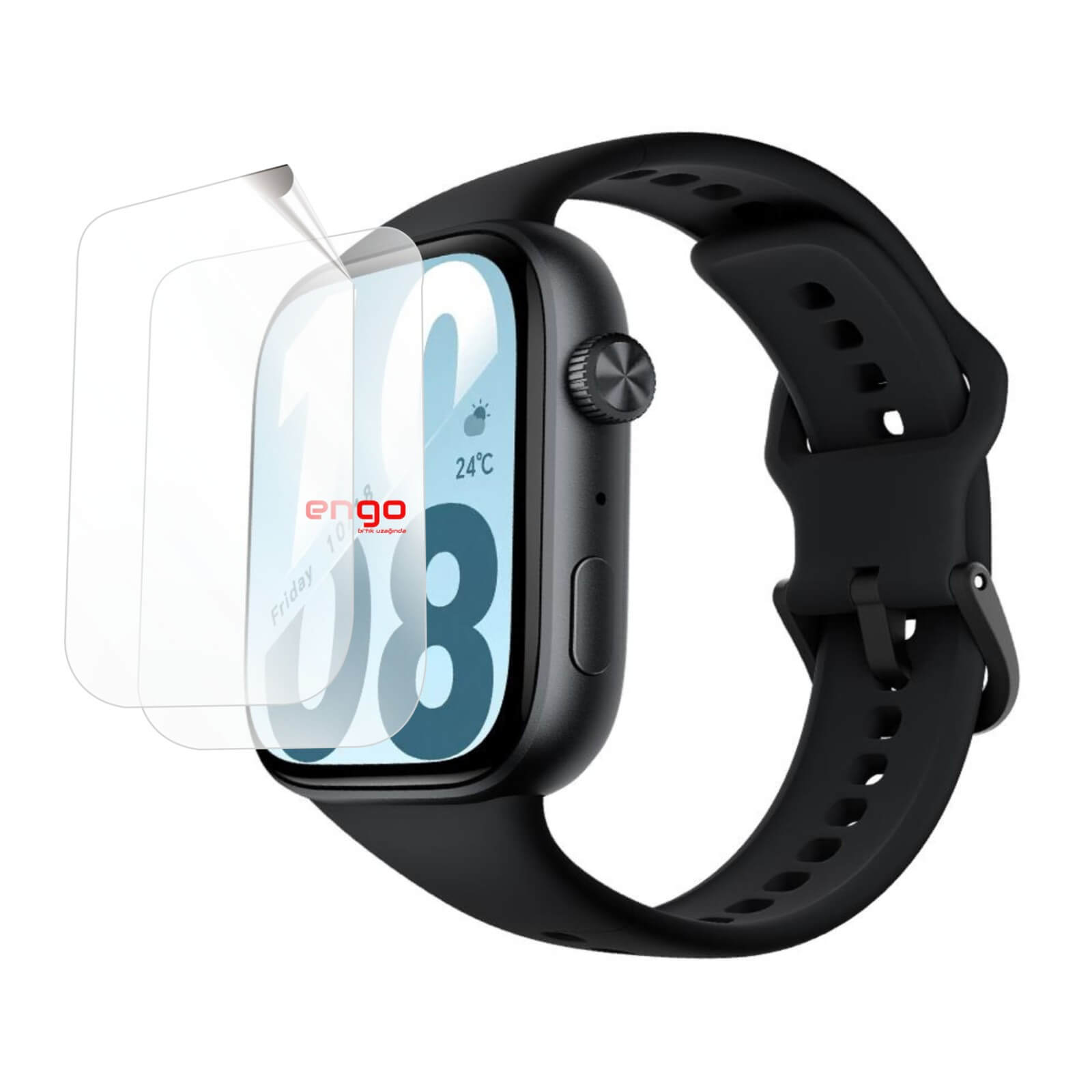 Honor Watch X5i Ekran Koruyucu TPU Şeffaf Film 2 Adet