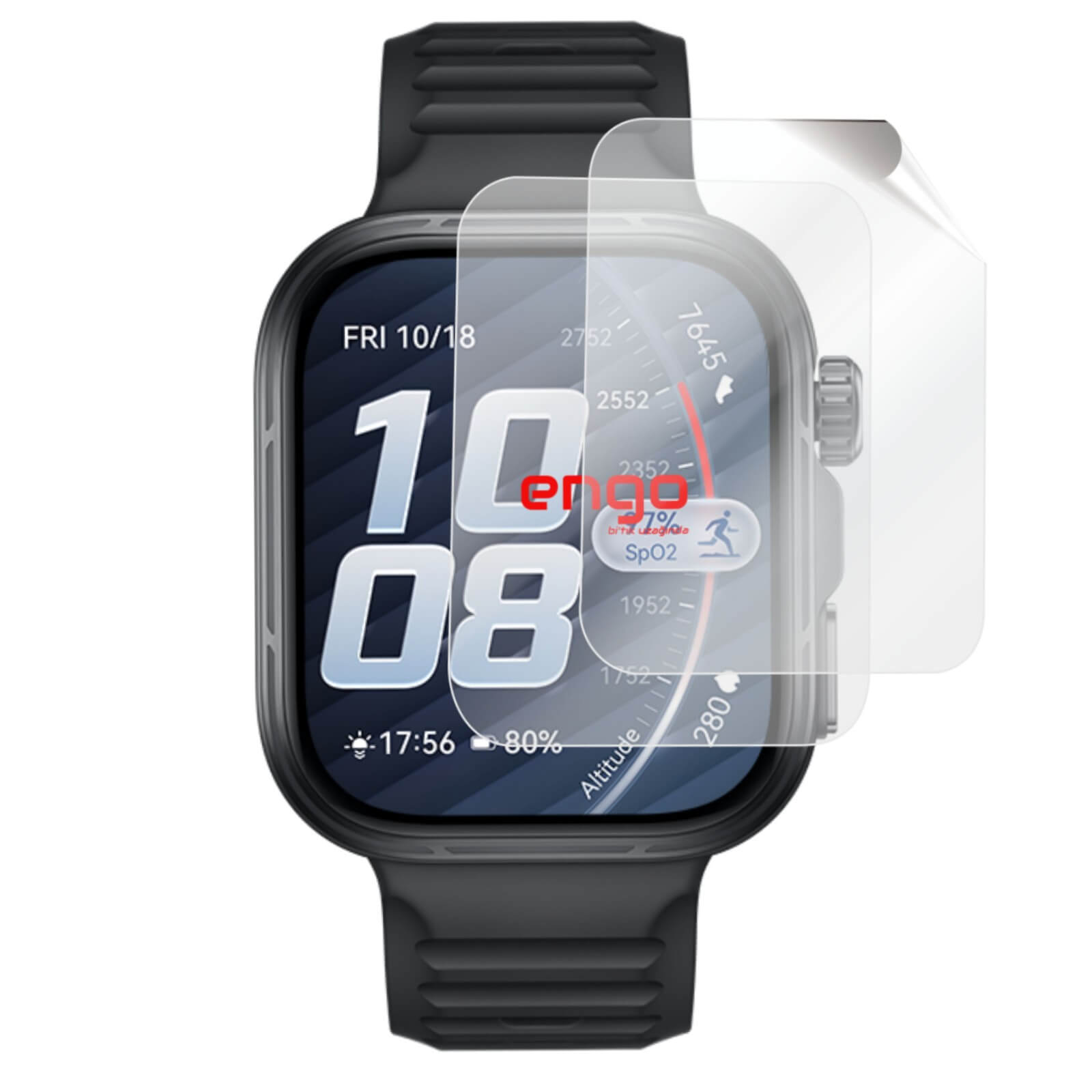 Huawei Watch Fit 5 Pro Ekran Koruyucu TPU Şeffaf Film 2 Adet