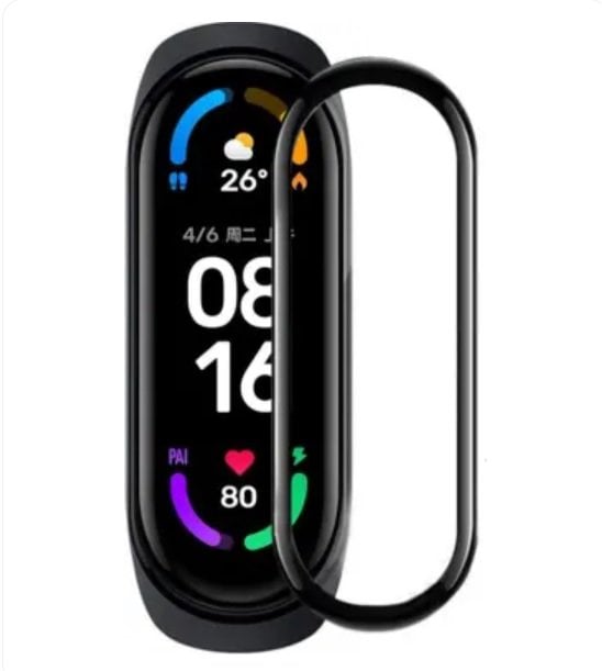 Xiaomi Mi Band 6 Ekran Koruyucu Tam Kaplayan Flexible Koruyucu