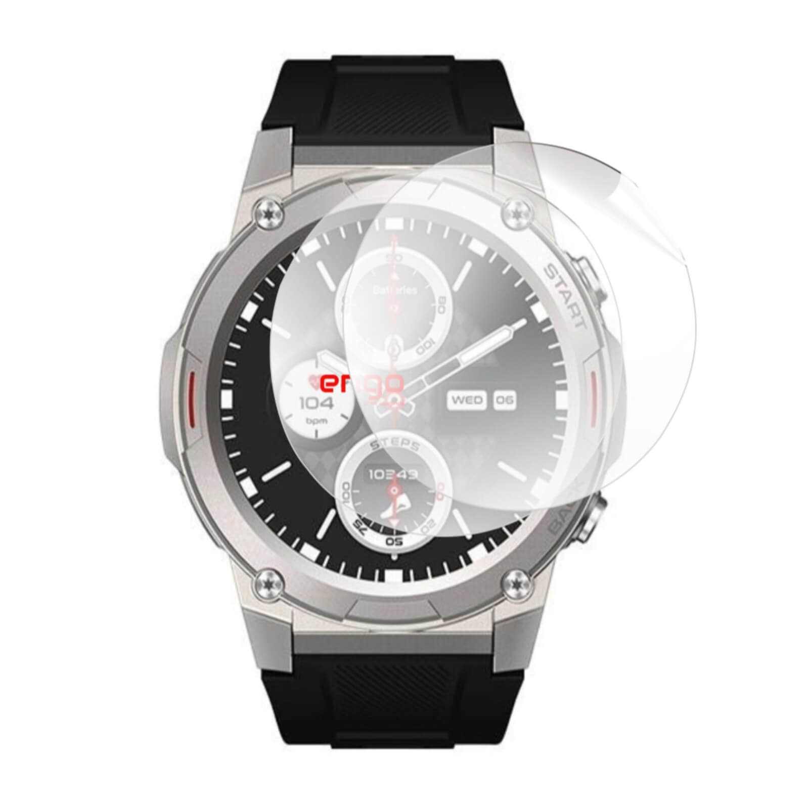 Zeblaze Vibe 7 Pro Ekran Koruyucu TPU Şeffaf Film 2 Adet