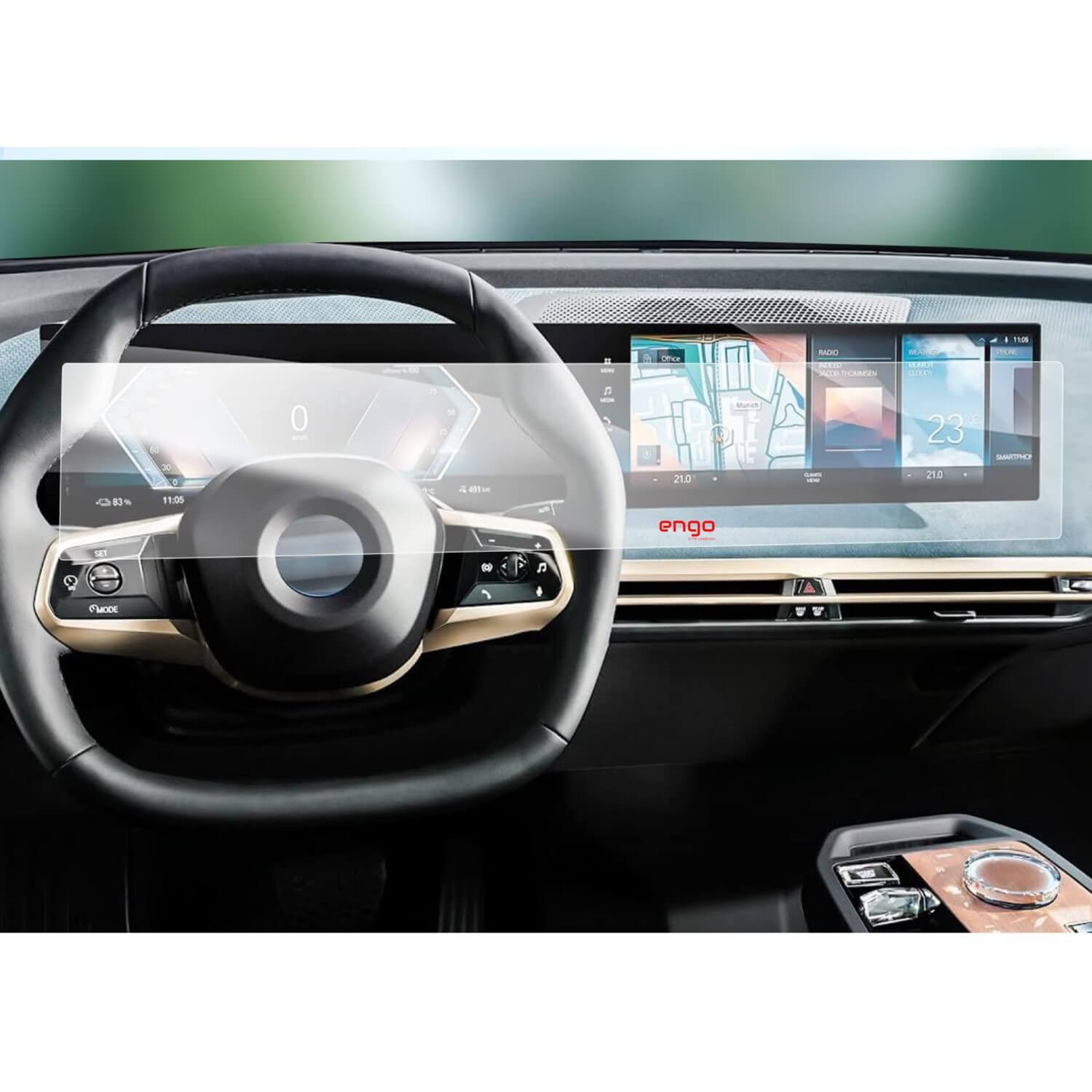 BMW X3 20d xDrive Mat Ekran Koruyucu Yansıma Önler Tek Parça