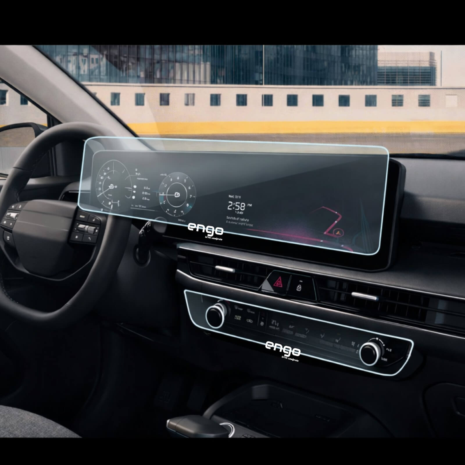 Kia Stonic Ekran Koruyucu 12.3 Multimedya 4.2 Gösterge