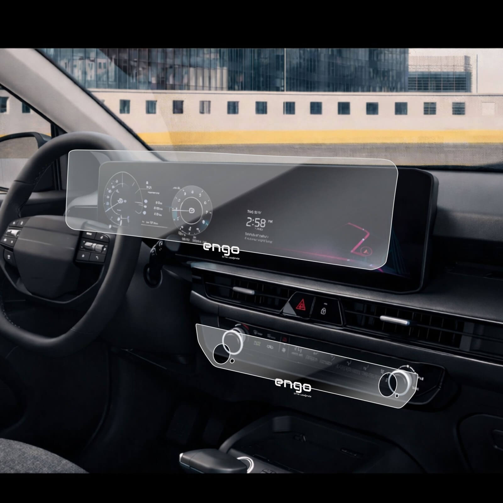 Kia Stonic Mat Ekran Koruyucu 12.3 Multimedya 4.2 Gösterge