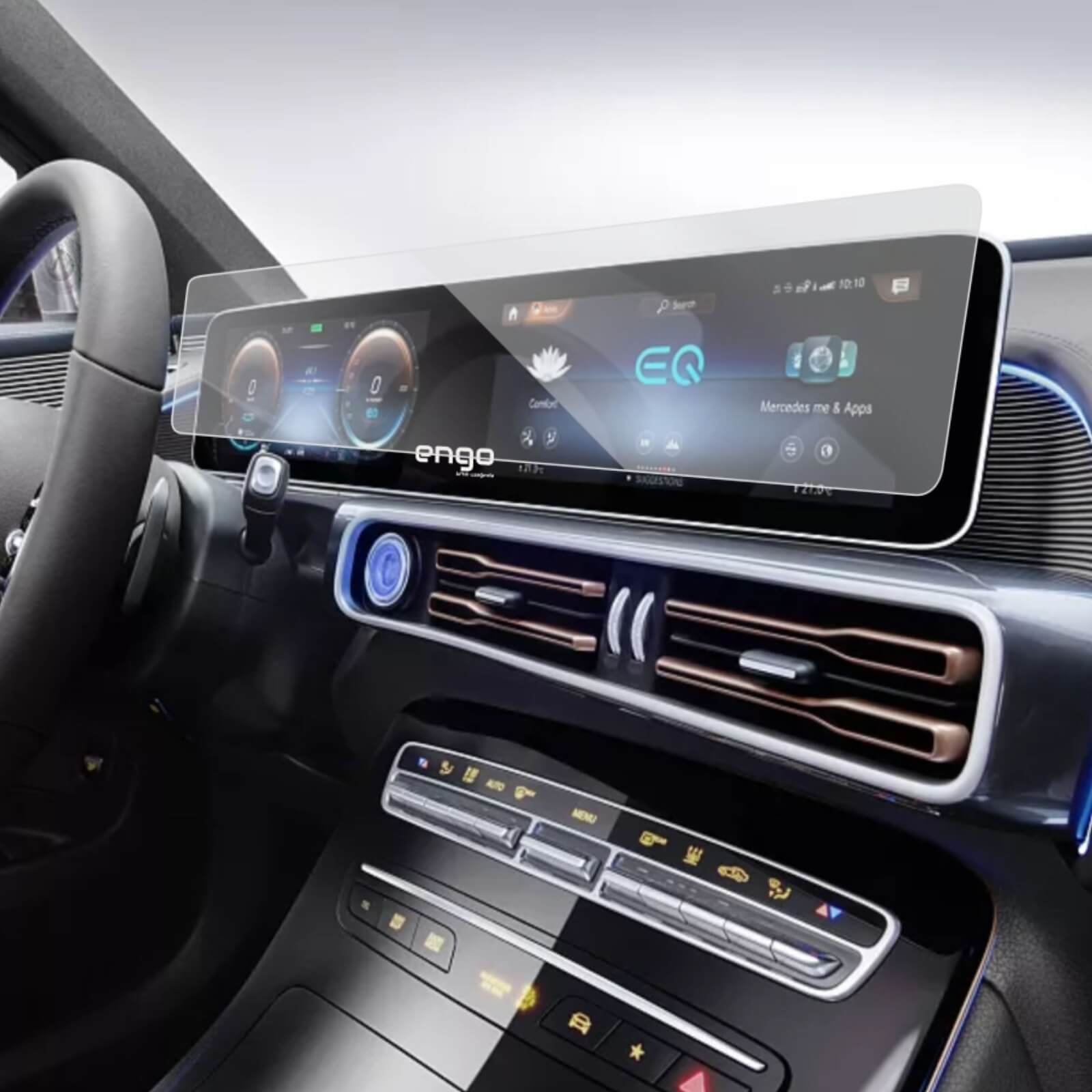 Mercedes EQV 12.3 inç Mat Ekran Koruyucu Multimedya Gösterge