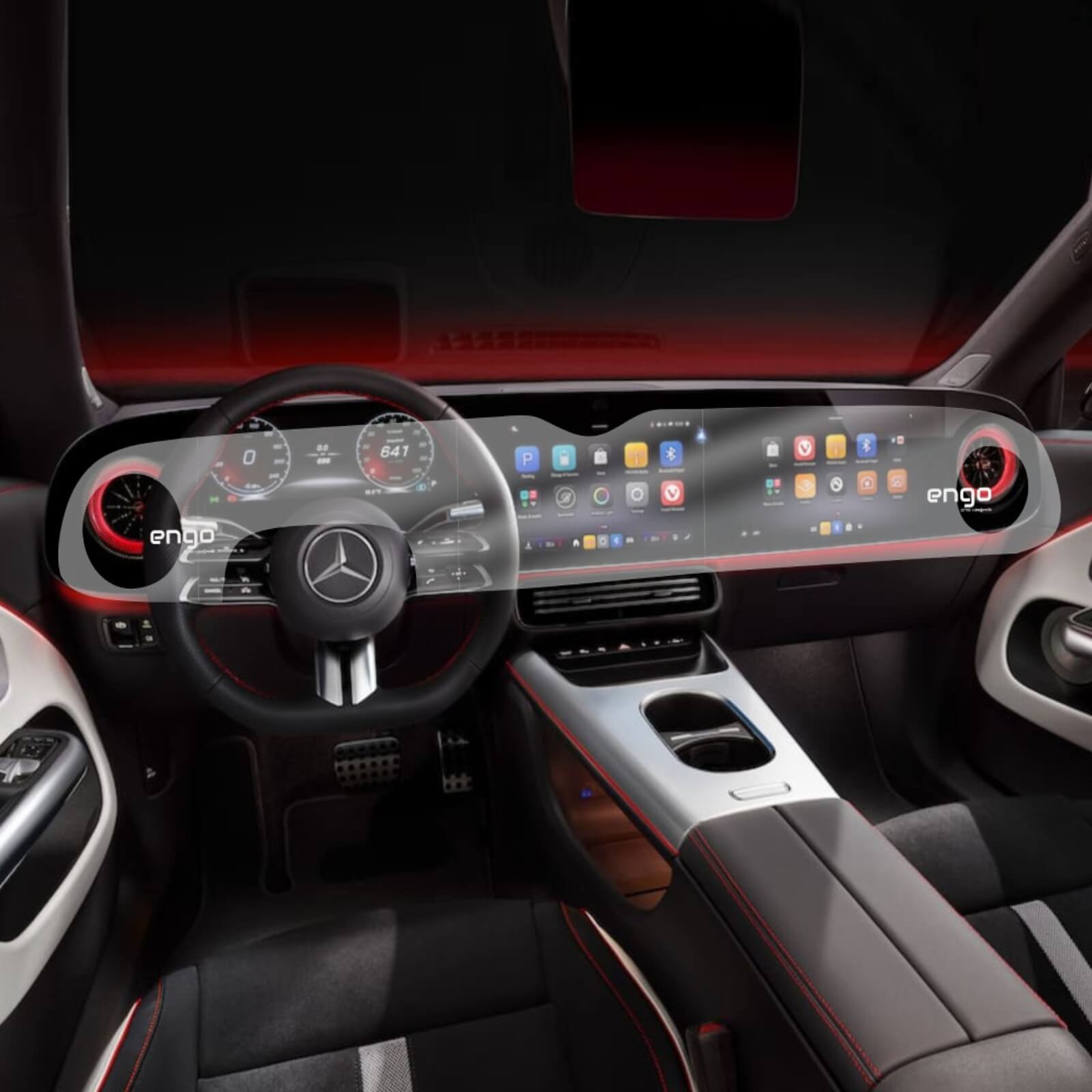 Mercedes GLB Mat Ekran Koruyucu GLB 200 Elektrikli 4 Parça