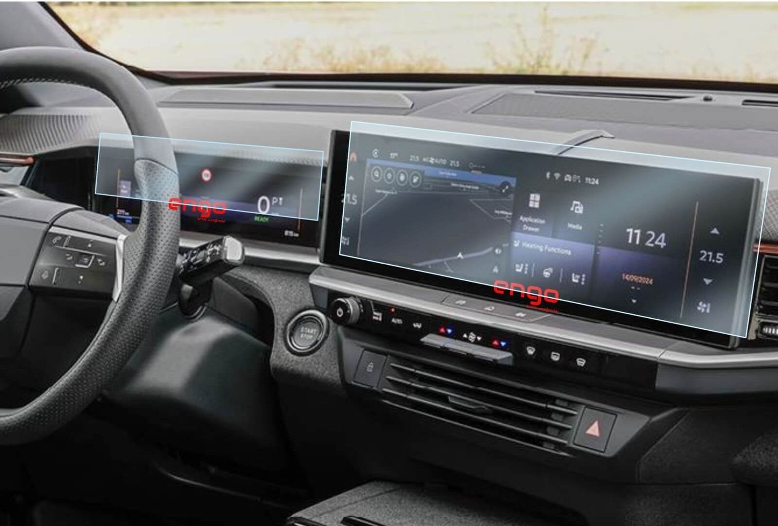 Opel Grandland Ekran Koruyucu Multimedya ve Dijital Gösterge