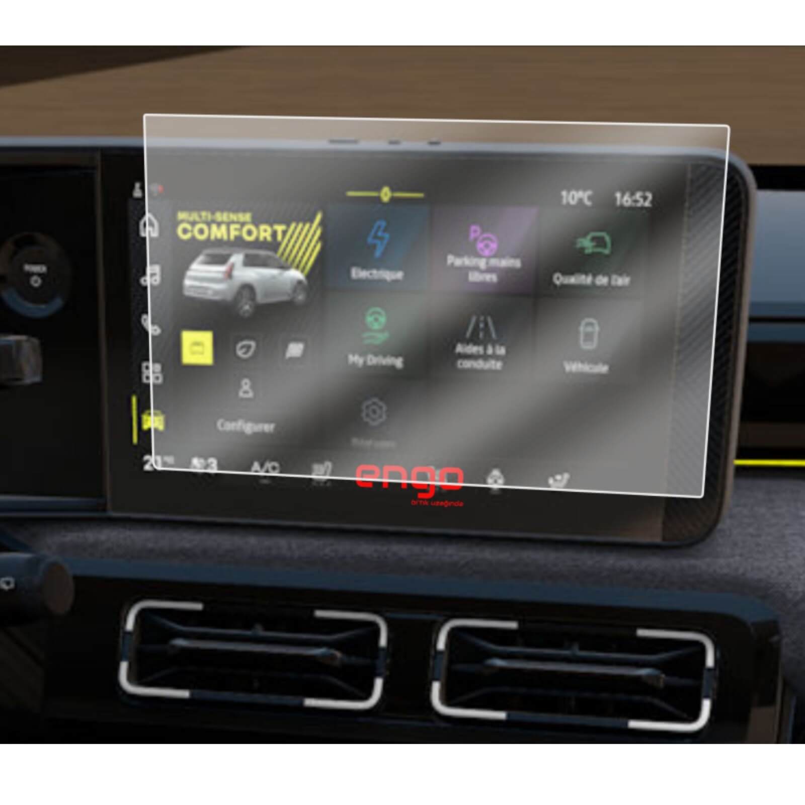 Renault 5 Mat Ekran Koruyucu 10.1 inç OpenR Link Multimedya