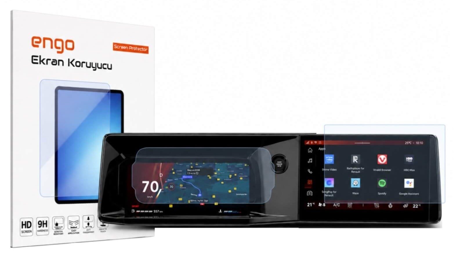 Renault Boreal Ekran Koruyucu Multimedya & Gösterge Parlak