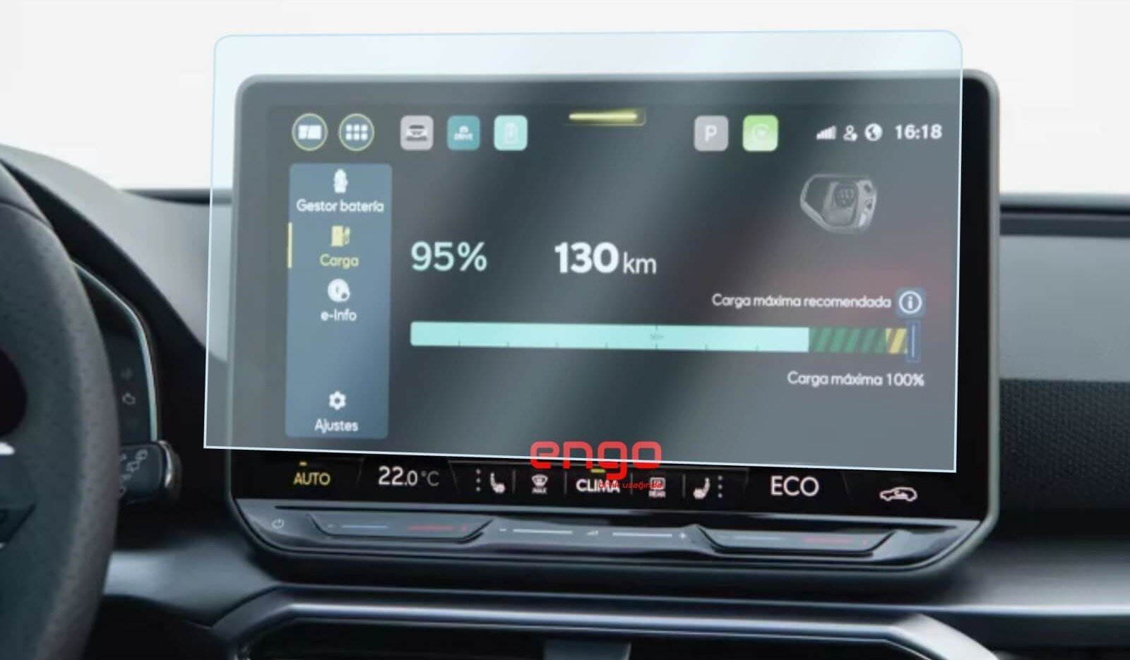 SEAT Leon e-HYBRID 12.9 inç Ekran Koruyucu Multimedya Nano