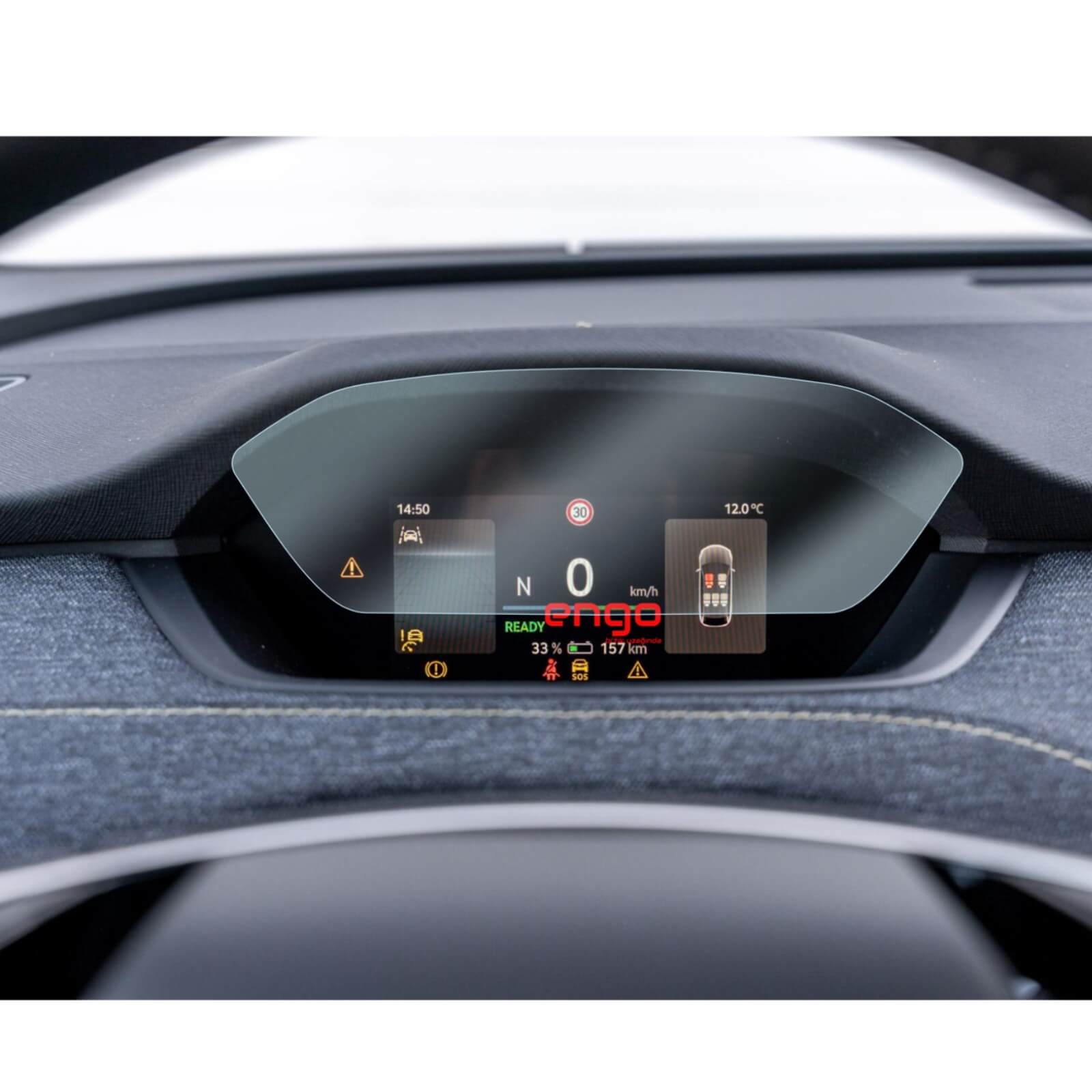 Skoda Elroq 5 inç Ekran Koruyucu Dijital Gösterge Parlak, ekranınızı toz, kir ve çiziklere karşı koruyarak net görüş sunar!