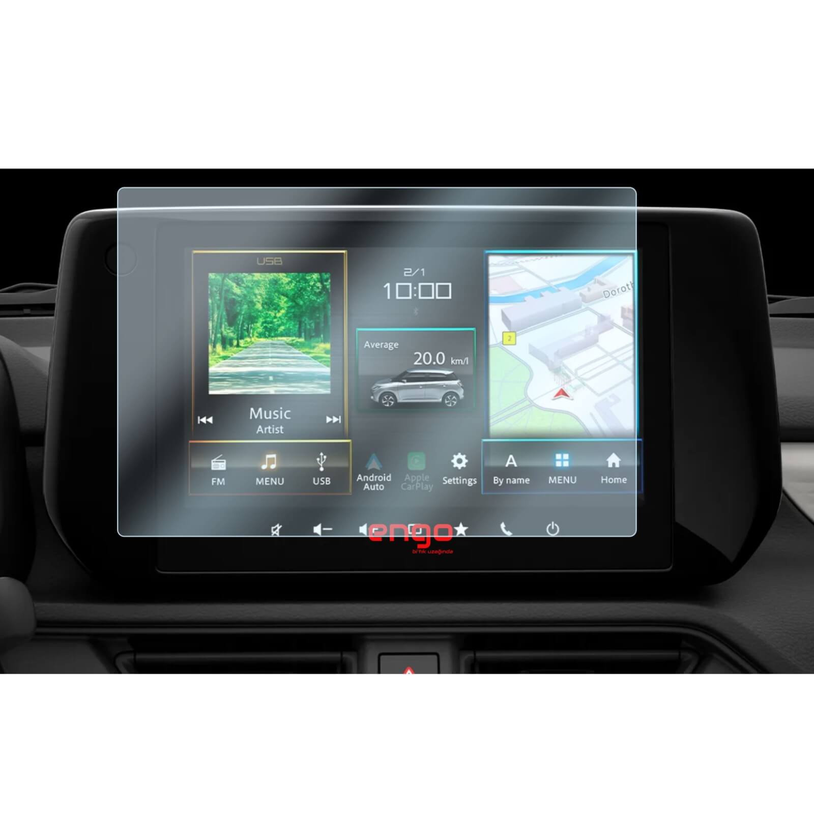 Suzuki Swift 9 inç Ekran Koruyucu Multimedya Nano Parlak
