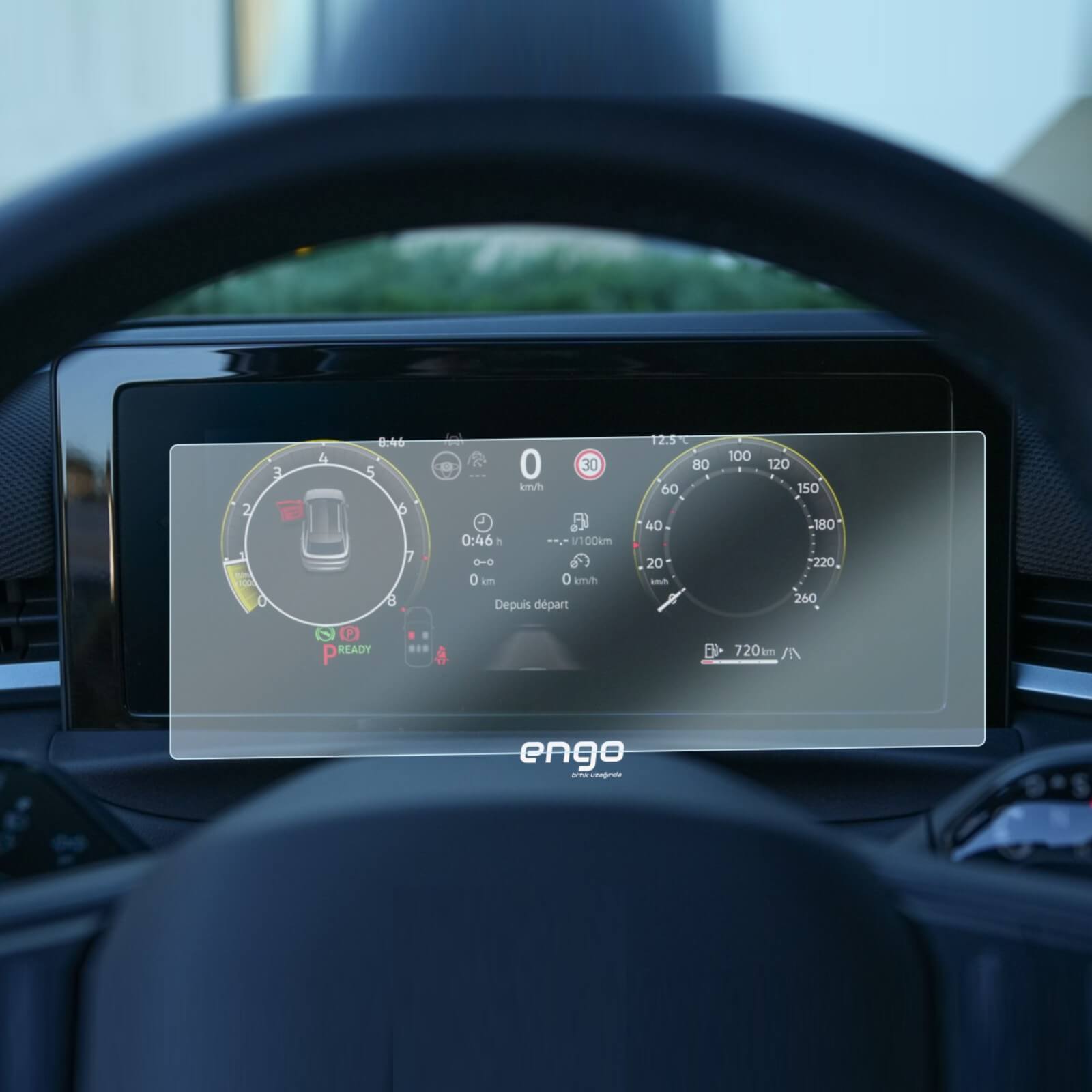 Volkswagen T-Roc Ekran Koruyucu 10.25 inç Dijital Gösterge