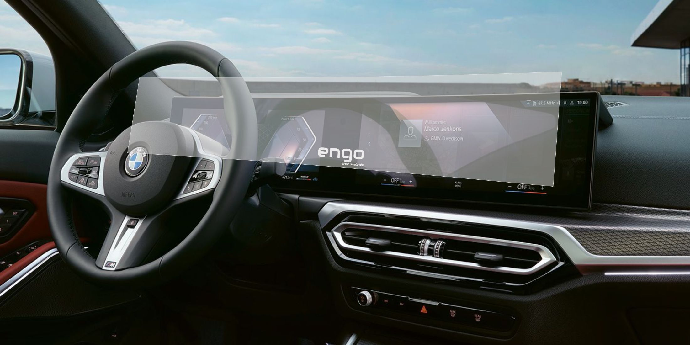 BMW 320i Ekran Koruyucu Mat Nano G20 Kavisli Ekran Uyumlu
