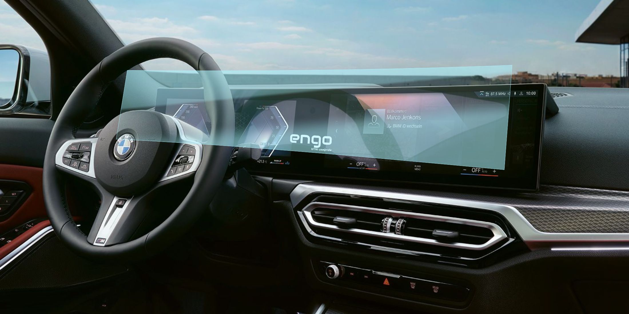 BMW 320i Ekran Koruyucu Parlak Nano G20 Kavisli Ekran Uyumlu
