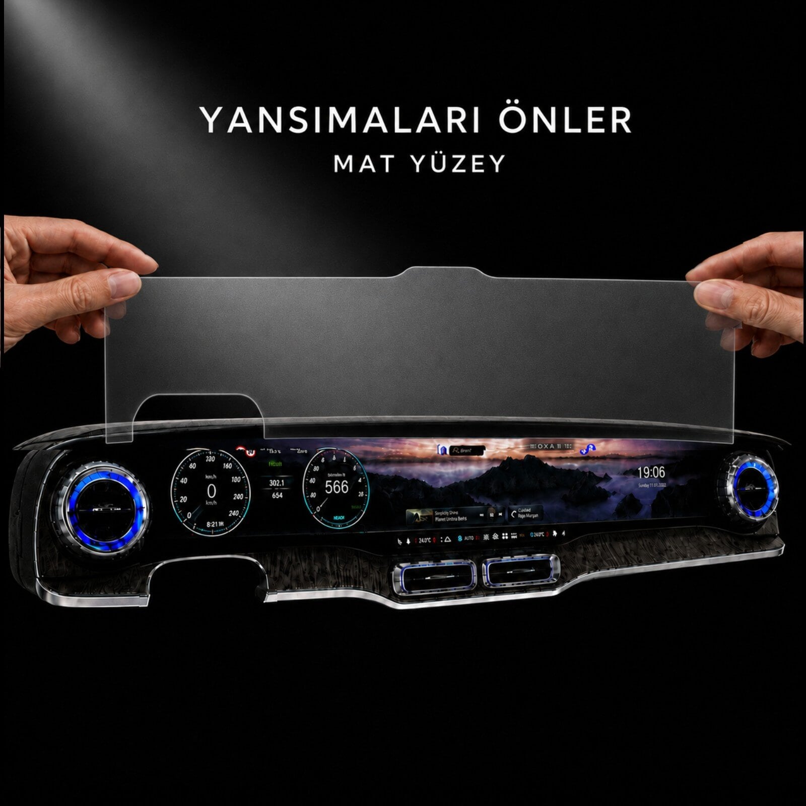 Mercedes GLC Mat Ekran Koruyucu