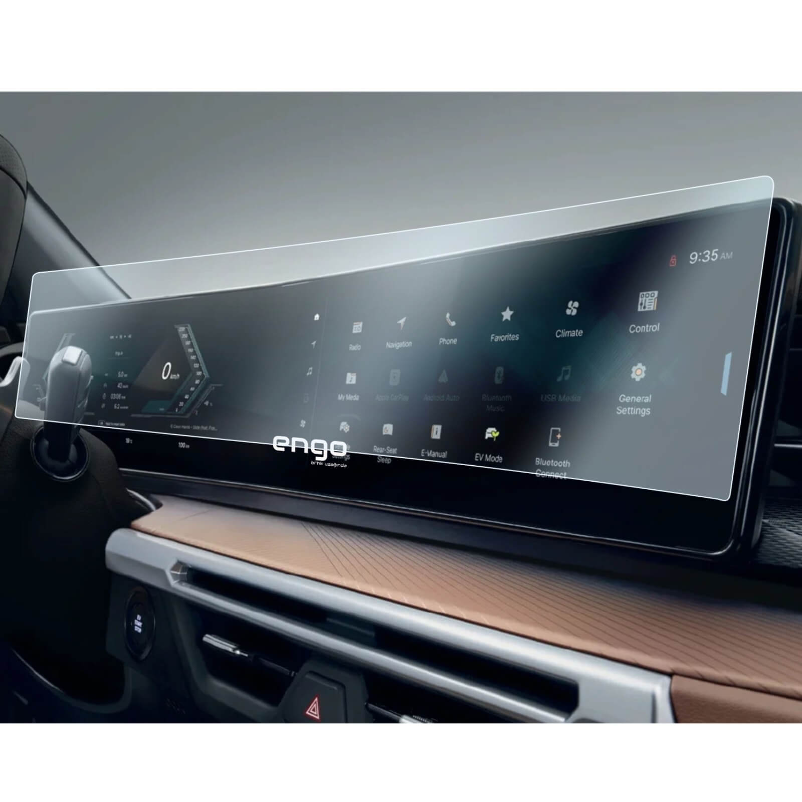 SsangYong Musso EV 12.3 Ekran Koruyucu Multimedya Gösterge