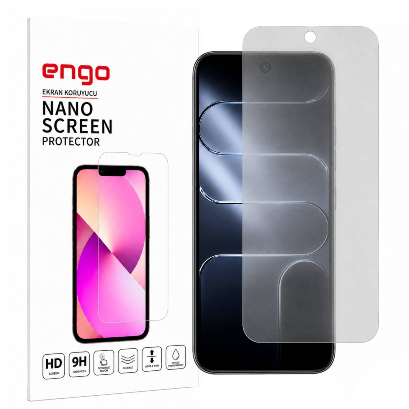 Tecno Spark 50 5G Mat Ekran Koruyucu 9H Nano Şeffaf (KN8)