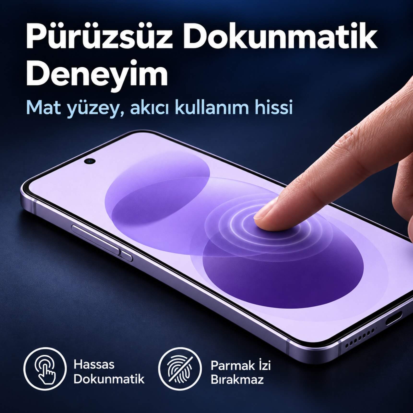 Redmi Note 17 Mat Ekran Koruyucu 6.99 İnç, Anti-Glare Yansıma Önleyici
