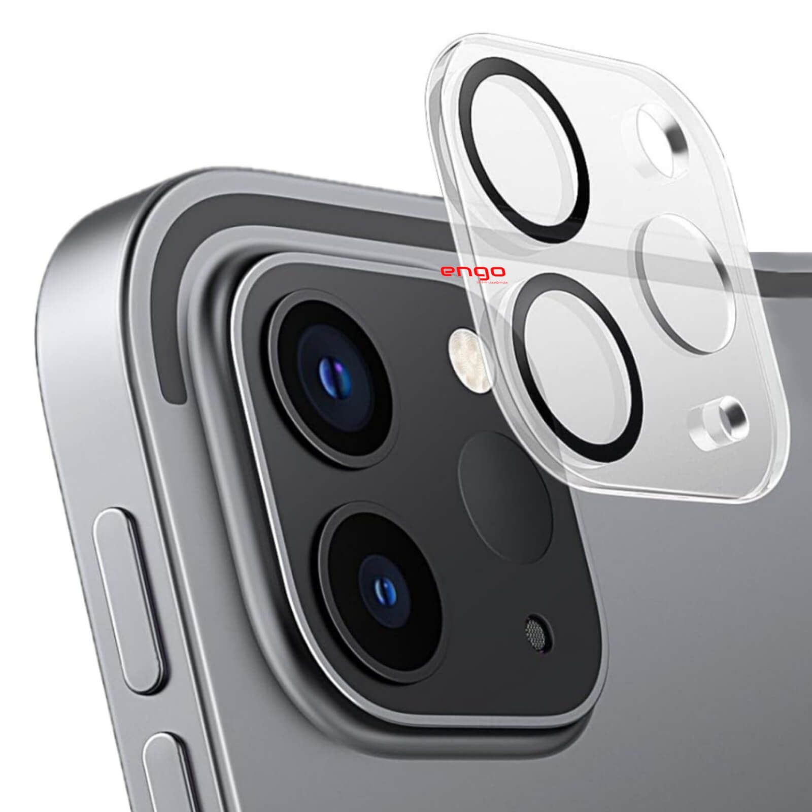 Apple iPad Pro 13 inç Kamera Koruyucu 3D Temperli Cam