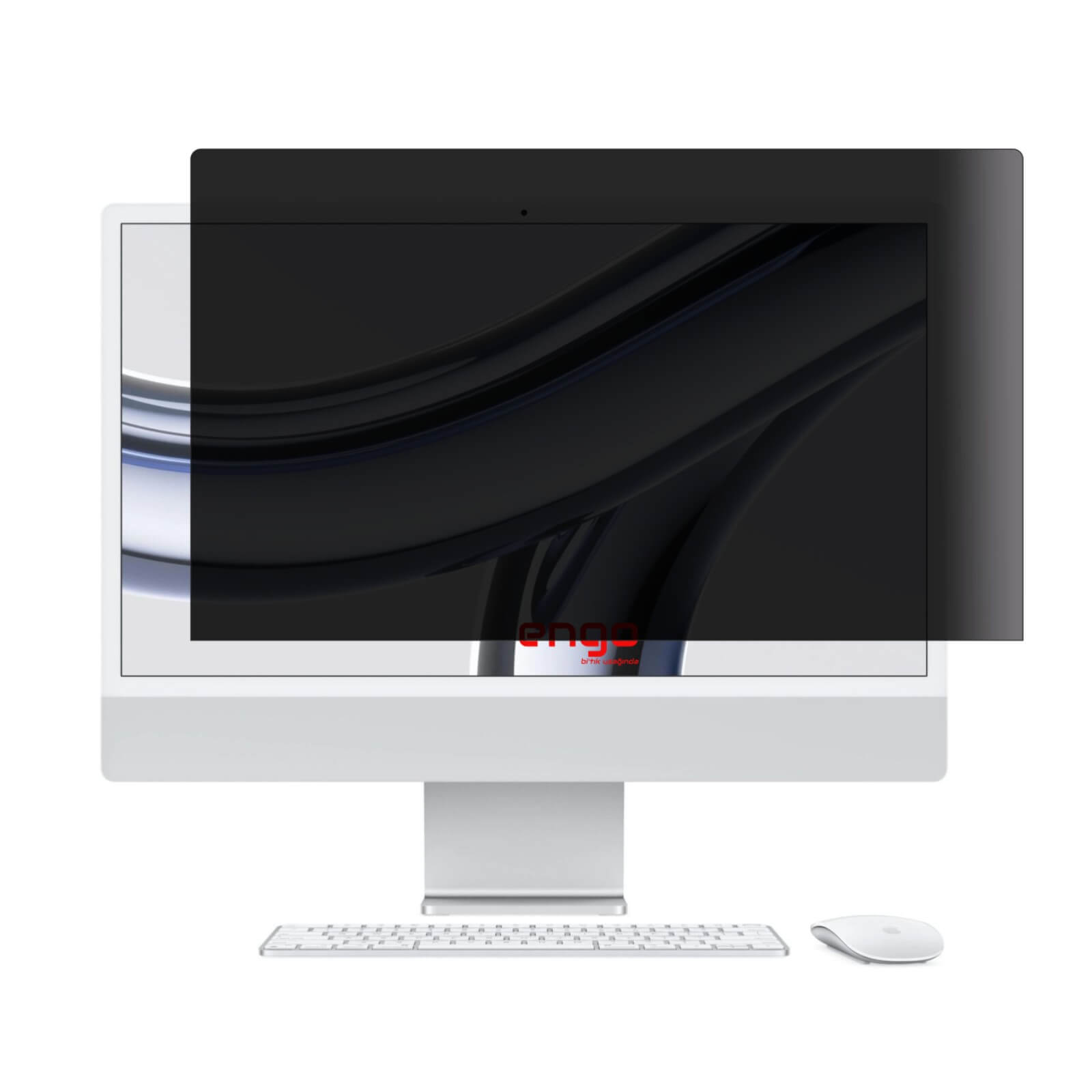 Apple iMac 27 inç Hayalet Ekran Koruyucu 9H Nano Anti Spy