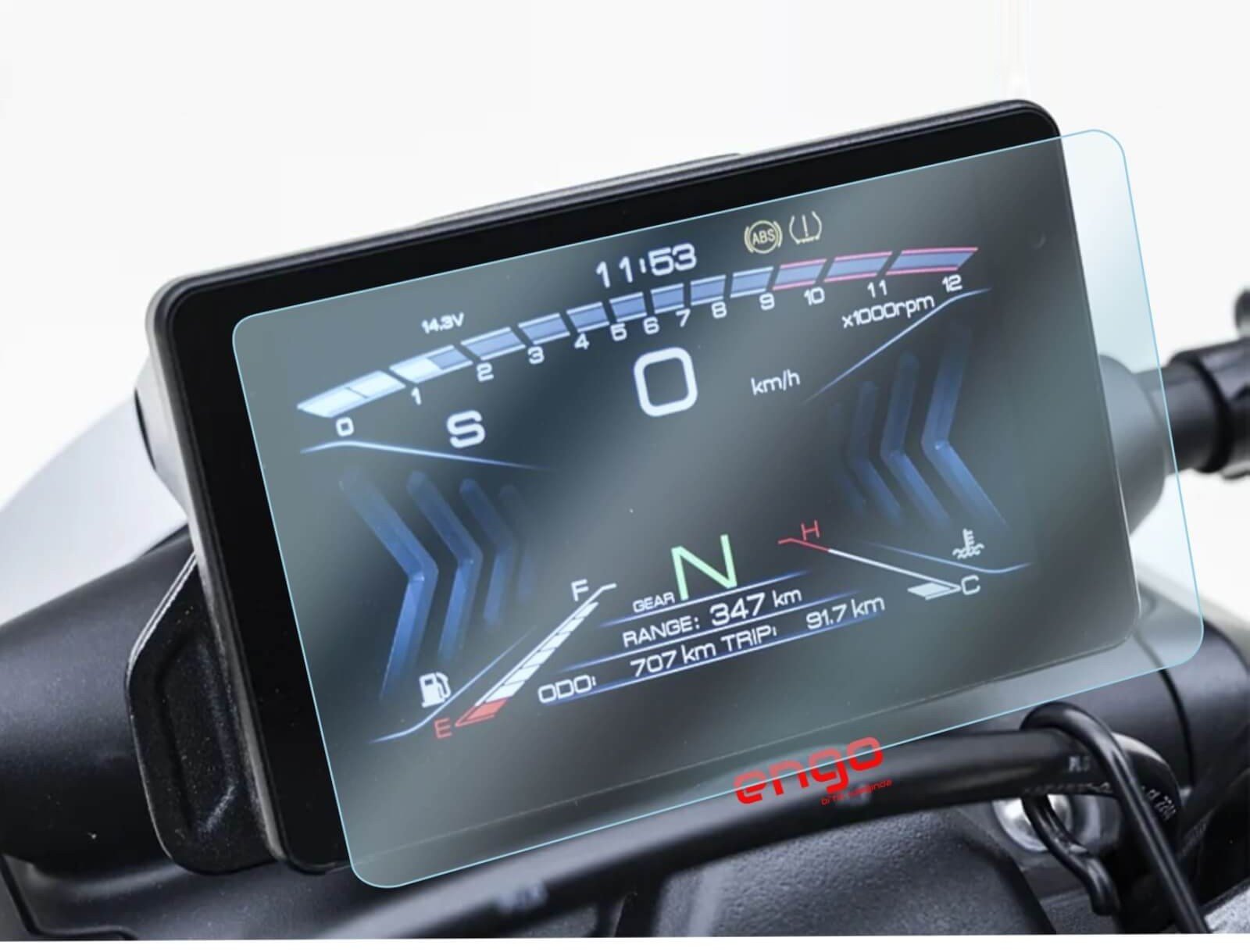 Zontes ZT-350R1 Ekran Koruyucu TFT Gösterge Parlak Nano