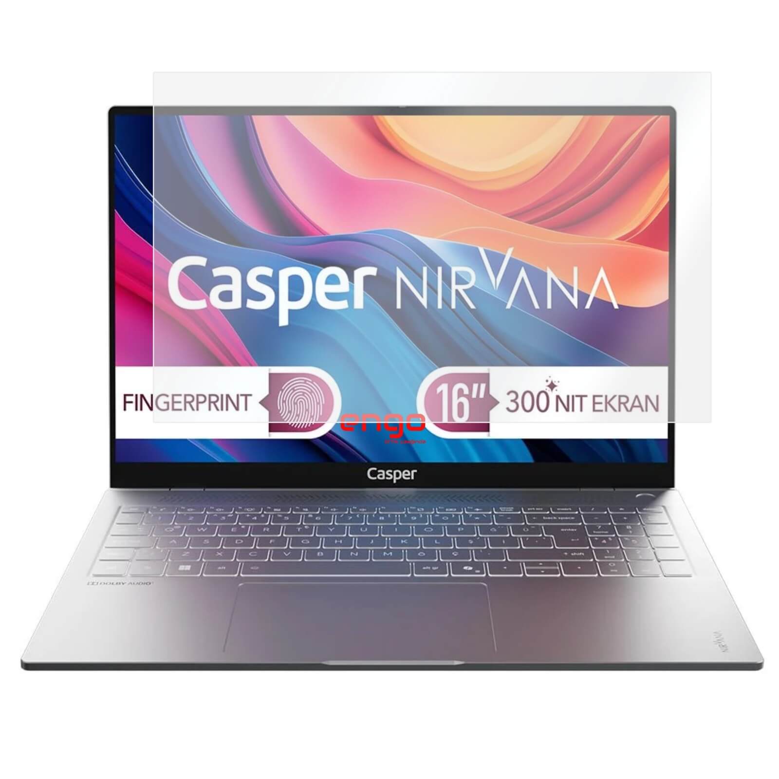 Casper Nirvana S100 16 inç Mat Ekran Koruyucu Şeffaf 16:10