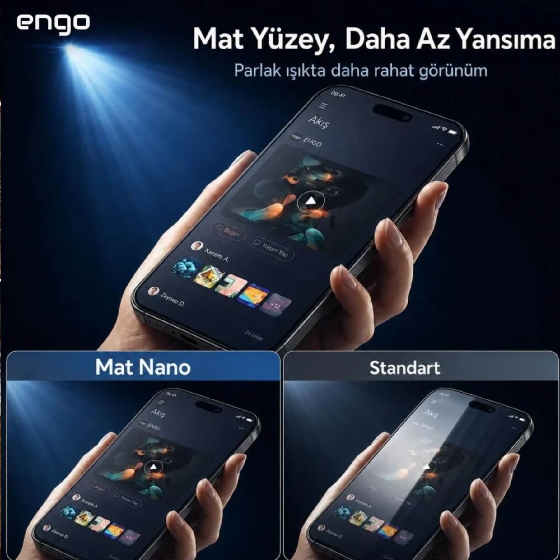 Samsung Galaxy A18 Mat Ekran Koruyucu
