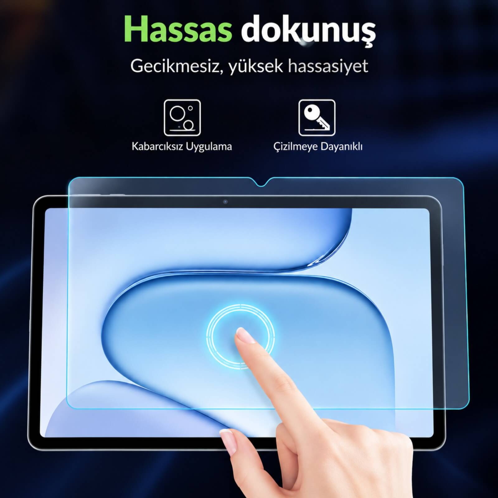 Honor Pad 20 Pro İle Uyumlu Ekran Koruyucu 12.1 İnç 9H Kırılmaz Esnek Nano Cam, Çizilmeye Ve Darbeye Dayanıklı Koruma, HD Şeffaf