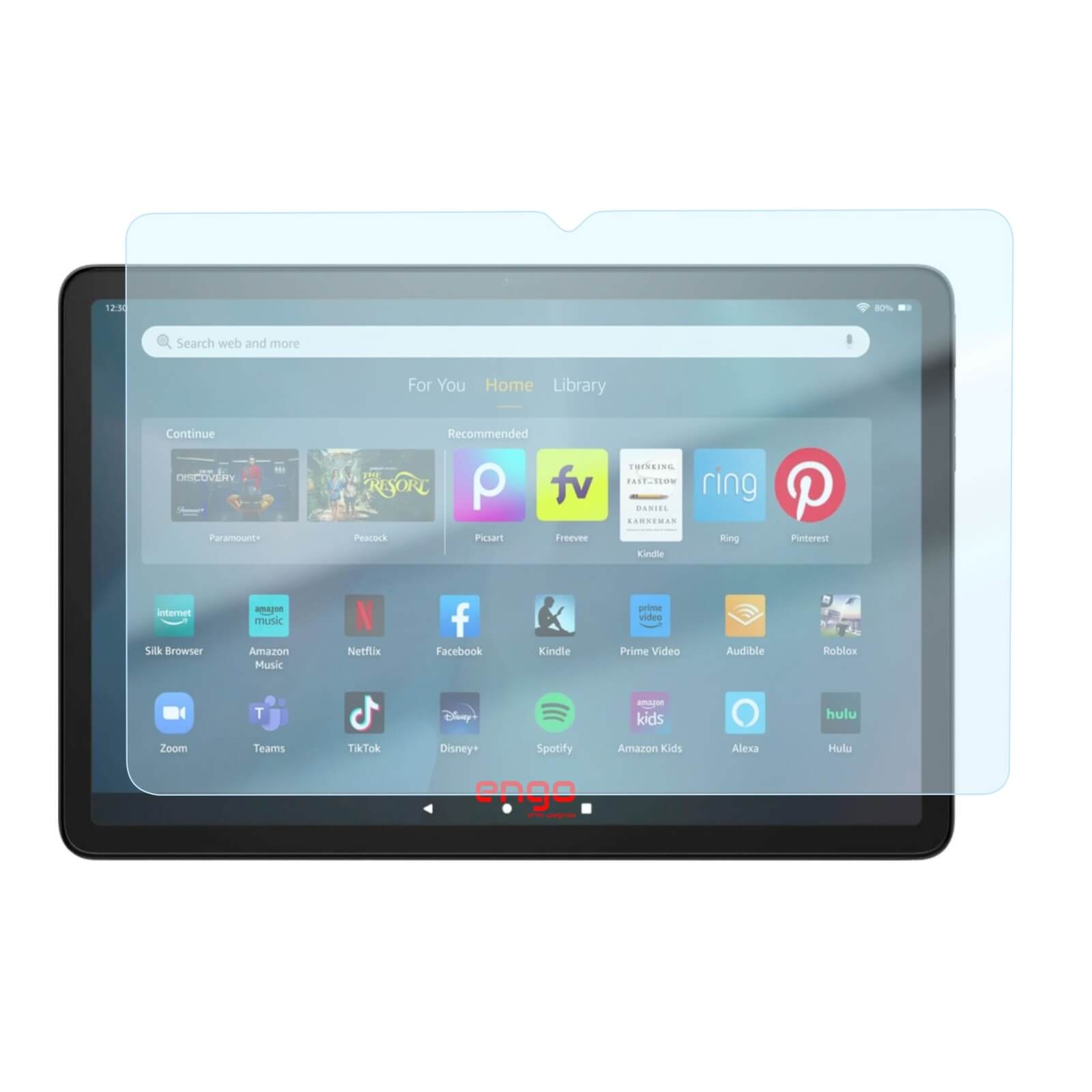 Amazon Fire Max 11 11 inç Ekran Koruyucu Nano Şeffaf 9H