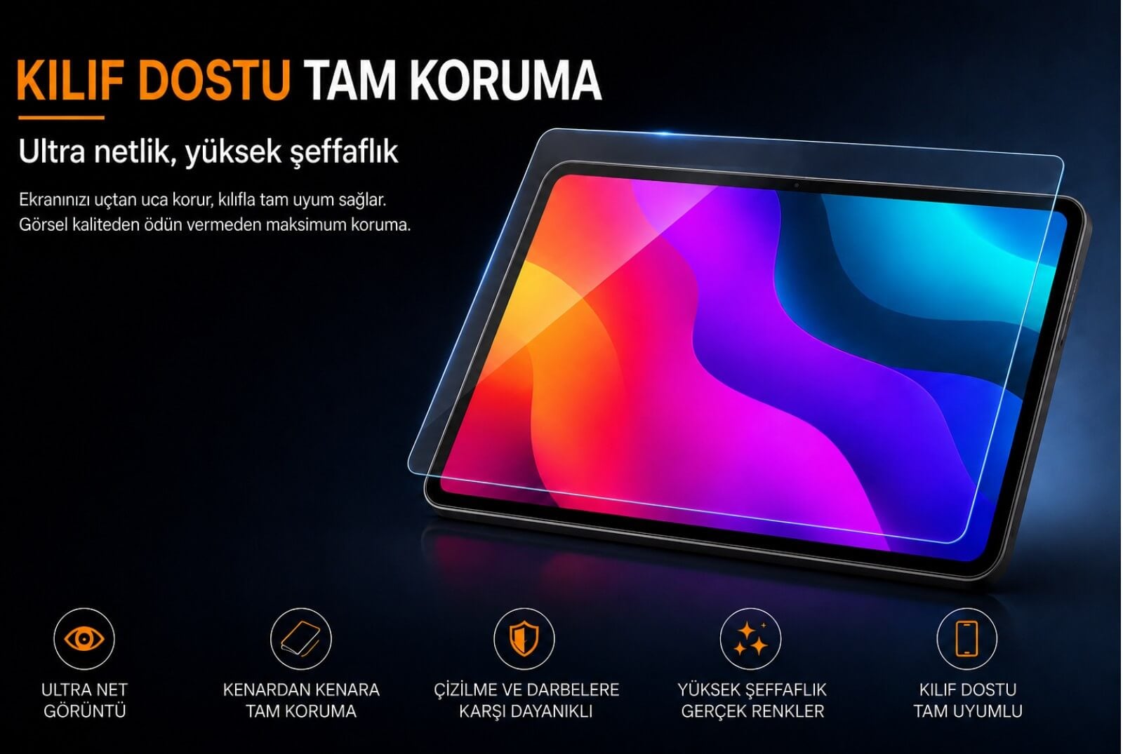 Casper PAD M10 Pro Ekran Koruyucu 12.2 İnç Nano