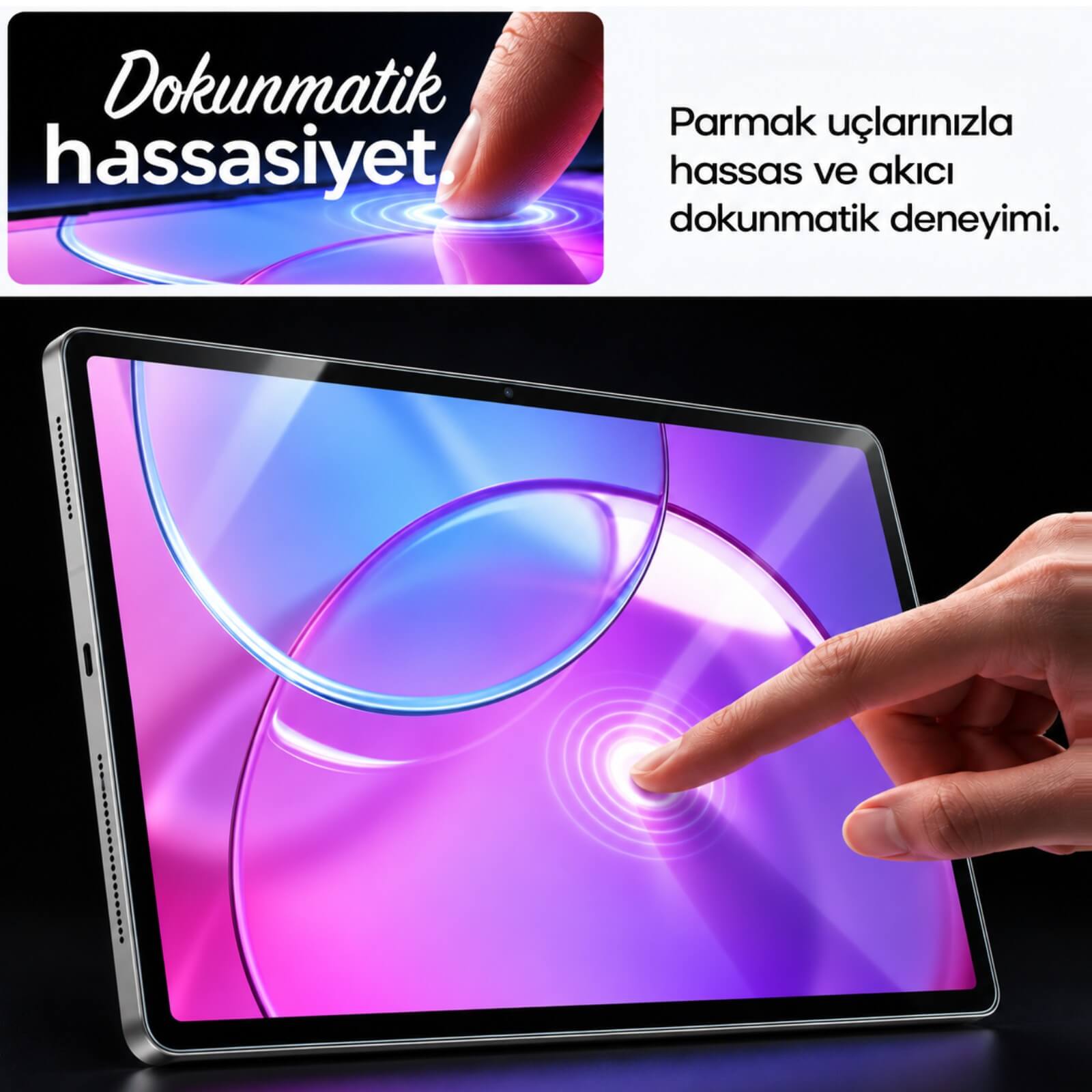 Lenovo Idea Tab Pro 2. Nesil 13 inç Ekran Koruyucu 9H Kırılmaz Esnek Nano Cam, Çizilmeye Ve Darbeye Dayanıklı Koruma, HD Şeffaf