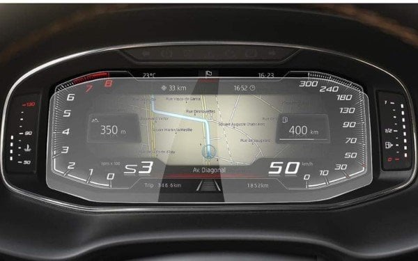 Cupra Leon 10.25 inç Mat Ekran Koruyucu Dijital Gösterge