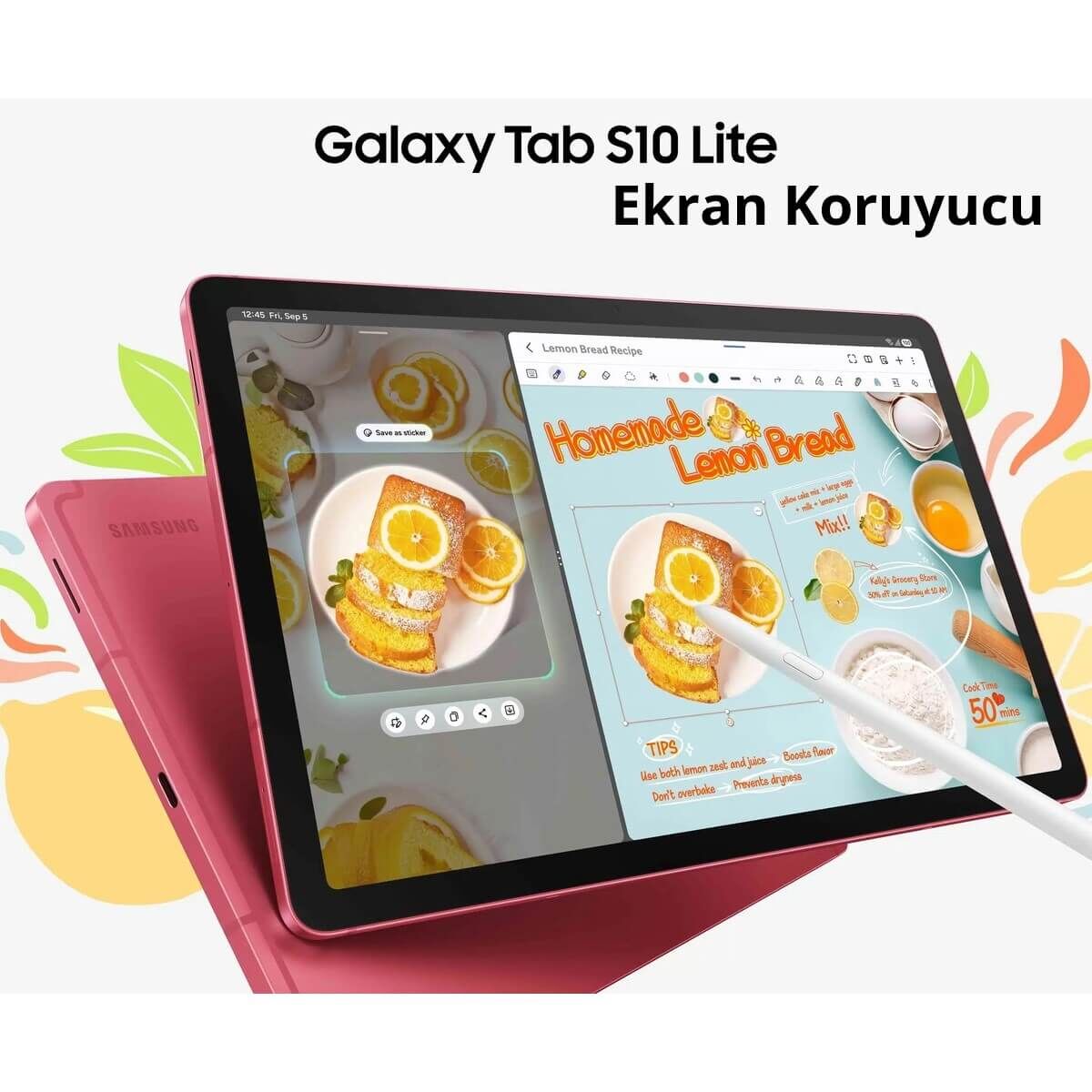 Samsung Galaxy Tab S10 Lite Ekran Koruyucu SM-X400 10.9 inç