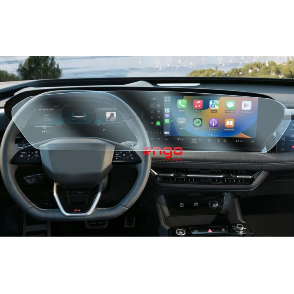 Audi A6 Ekran Koruyucu Multimedya ve Dijital Gösterge Nano