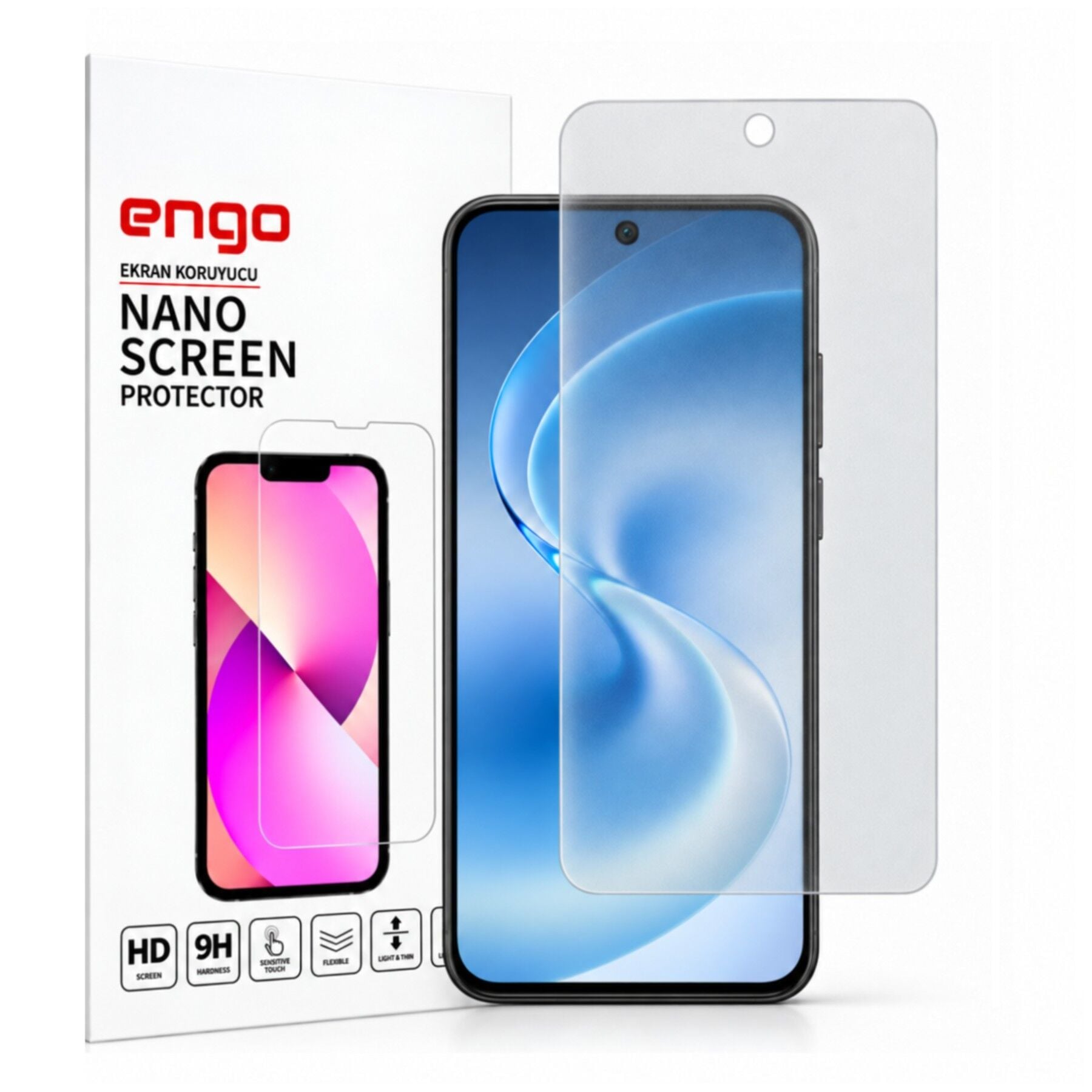 Vivo V80 Lite 5G Mat Ekran Koruyucu Yansıma Ve Parlama Önleyici, Mat Yüzey, Parmak İzi Bırakmayan 9H Kırılmaz Esnek Nano Cam