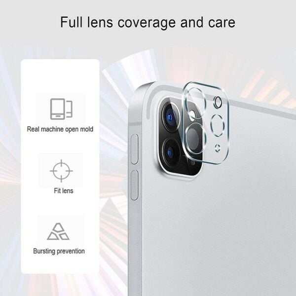 Apple iPad Pro 11 3.Nesil Kamera Koruyucu Temperli Cam