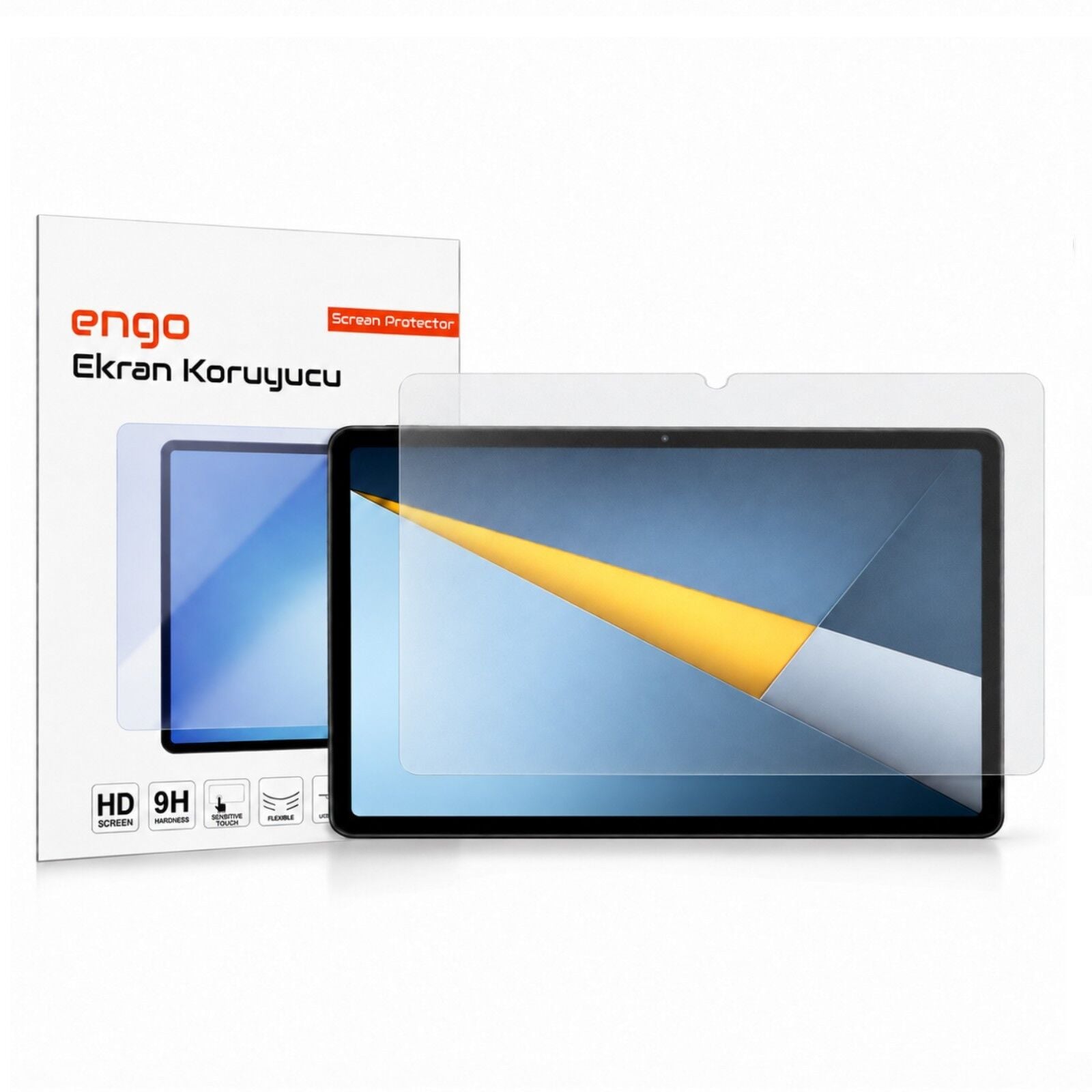 Poco Pad C1 Mat Ekran Koruyucu 9.7 İnç Parmak İzi Bırakmayan Yansıma Ve Parlama Önleyici Koruma, 9H Kırılmaz Esnek Nano Cam