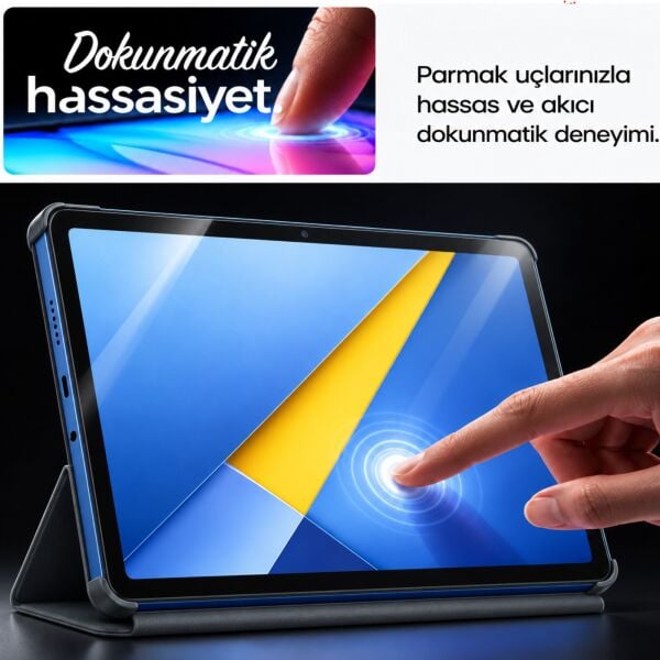 Poco Pad C1 Mat Ekran Koruyucu 9.7 İnç Parmak İzi Bırakmayan Yansıma Ve Parlama Önleyici Koruma, 9H Kırılmaz Esnek Nano Cam