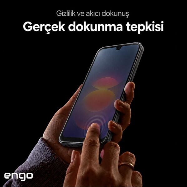 Samsung Galaxy A18 İle Uyumlu Hayalet Ekran Koruyucu SM-A185F Anti-Spy Gizlilik Koruması 9H Esnek Nano Yapı Parlama Azaltıcı Mat Yüzey